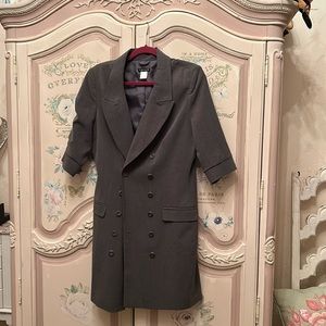 Double breasted gray dress about knee length from Venus size 12